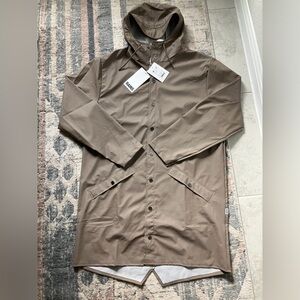 NWT Rains Long Jacket Rain Coat